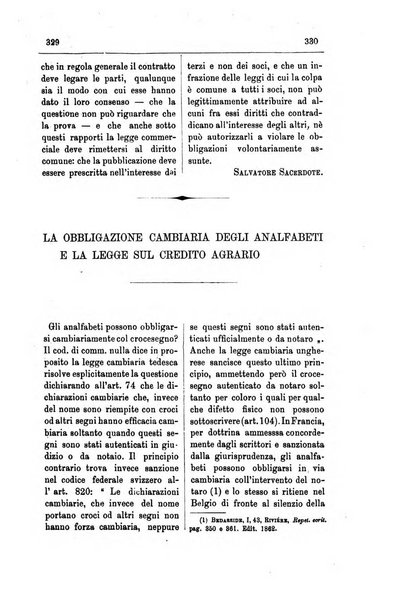 Il diritto commerciale rivista periodica e critica di giurisprudenza e legislazione