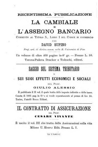 Il diritto commerciale rivista periodica e critica di giurisprudenza e legislazione