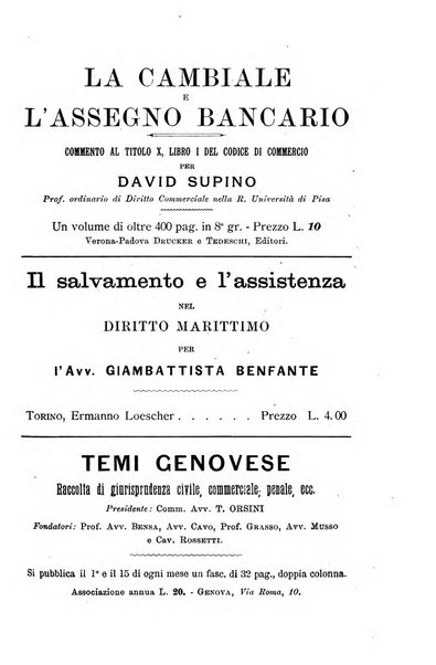 Il diritto commerciale rivista periodica e critica di giurisprudenza e legislazione