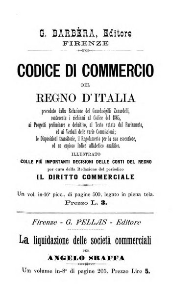 Il diritto commerciale rivista periodica e critica di giurisprudenza e legislazione