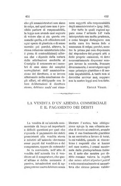 Il diritto commerciale rivista periodica e critica di giurisprudenza e legislazione