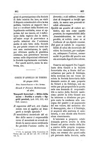 Il diritto commerciale rivista periodica e critica di giurisprudenza e legislazione