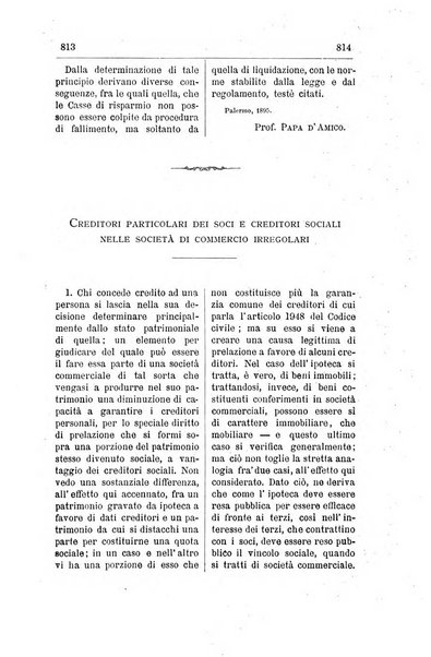 Il diritto commerciale rivista periodica e critica di giurisprudenza e legislazione