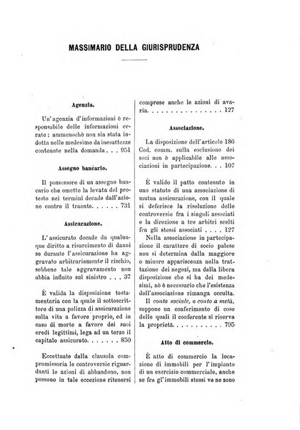 Il diritto commerciale rivista periodica e critica di giurisprudenza e legislazione