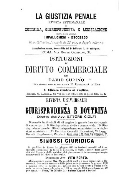 Il diritto commerciale rivista periodica e critica di giurisprudenza e legislazione