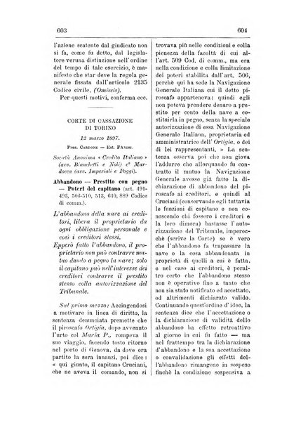 Il diritto commerciale rivista periodica e critica di giurisprudenza e legislazione