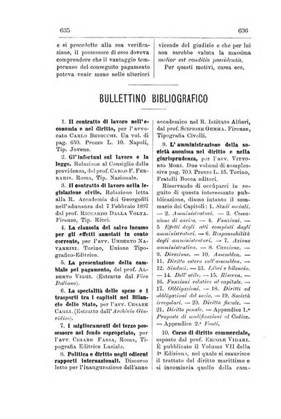 Il diritto commerciale rivista periodica e critica di giurisprudenza e legislazione