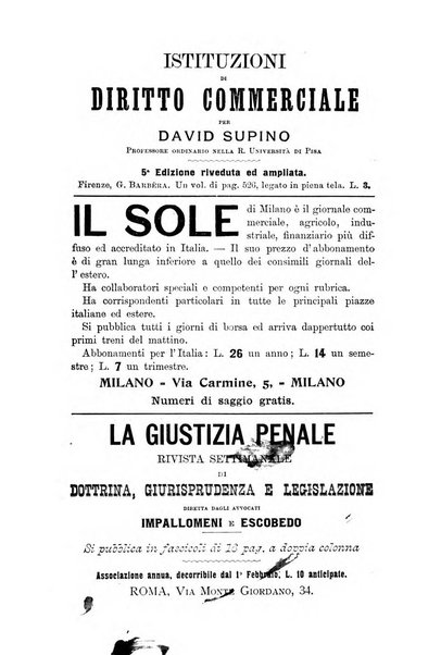 Il diritto commerciale rivista periodica e critica di giurisprudenza e legislazione