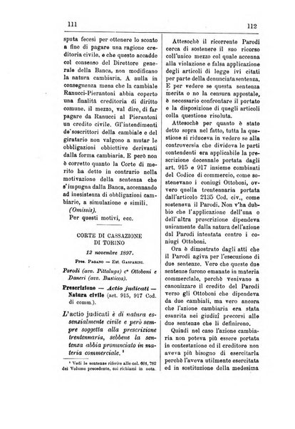 Il diritto commerciale rivista periodica e critica di giurisprudenza e legislazione