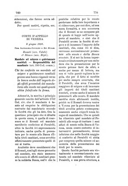 Il diritto commerciale rivista periodica e critica di giurisprudenza e legislazione