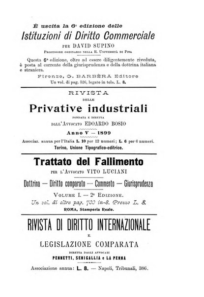 Il diritto commerciale rivista periodica e critica di giurisprudenza e legislazione