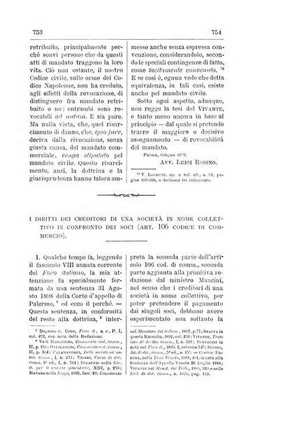 Il diritto commerciale rivista periodica e critica di giurisprudenza e legislazione