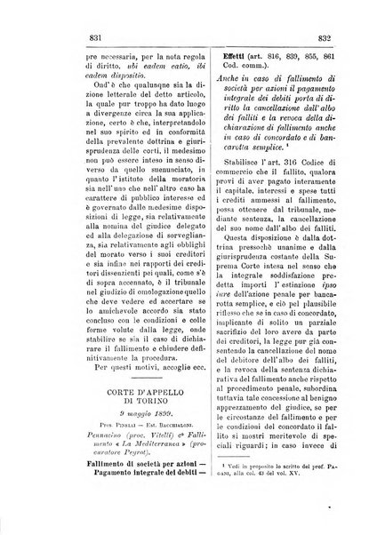 Il diritto commerciale rivista periodica e critica di giurisprudenza e legislazione