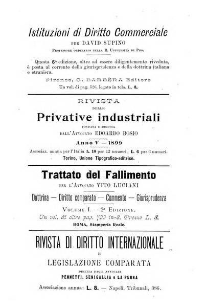 Il diritto commerciale rivista periodica e critica di giurisprudenza e legislazione