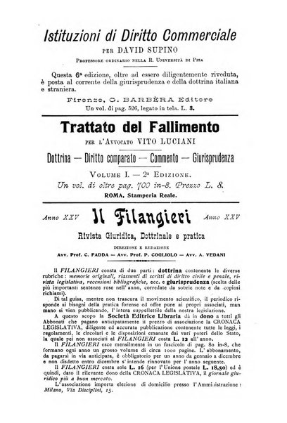 Il diritto commerciale rivista periodica e critica di giurisprudenza e legislazione