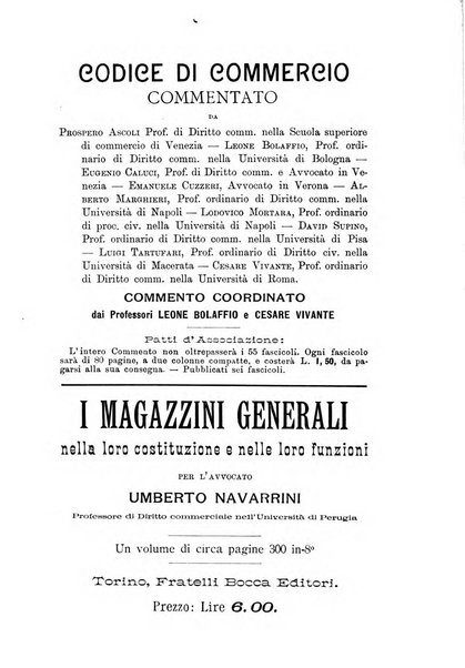 Il diritto commerciale rivista periodica e critica di giurisprudenza e legislazione