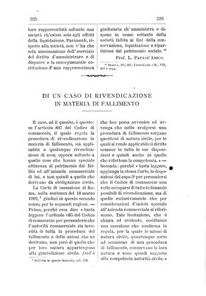 Il diritto commerciale rivista periodica e critica di giurisprudenza e legislazione