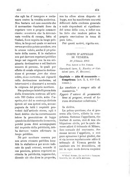 Il diritto commerciale rivista periodica e critica di giurisprudenza e legislazione