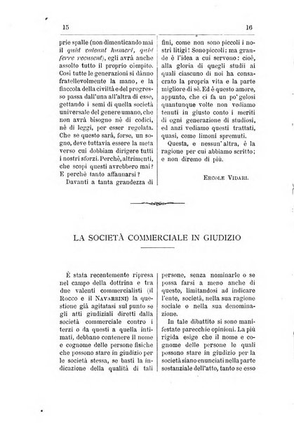 Il diritto commerciale rivista periodica e critica di giurisprudenza e legislazione