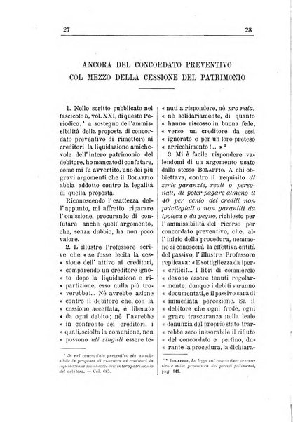 Il diritto commerciale rivista periodica e critica di giurisprudenza e legislazione