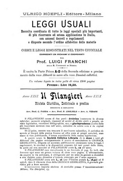 Il diritto commerciale rivista periodica e critica di giurisprudenza e legislazione