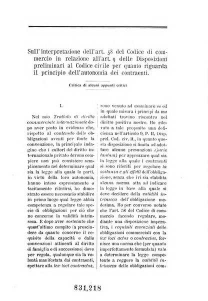 Il diritto commerciale rivista periodica e critica di giurisprudenza e legislazione