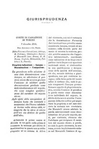 Il diritto commerciale rivista periodica e critica di giurisprudenza e legislazione