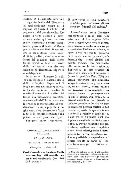 Il diritto commerciale rivista periodica e critica di giurisprudenza e legislazione