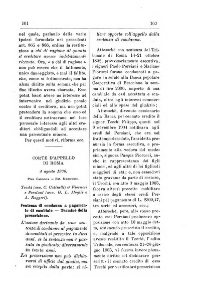 Il diritto commerciale rivista periodica e critica di giurisprudenza e legislazione