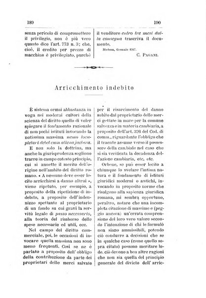 Il diritto commerciale rivista periodica e critica di giurisprudenza e legislazione