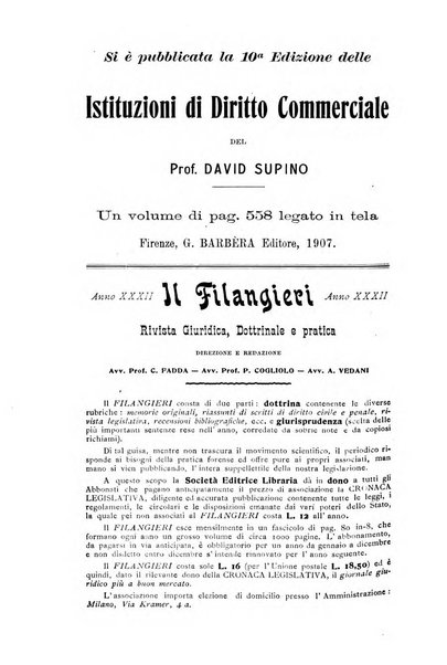 Il diritto commerciale rivista periodica e critica di giurisprudenza e legislazione