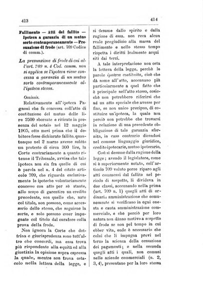 Il diritto commerciale rivista periodica e critica di giurisprudenza e legislazione