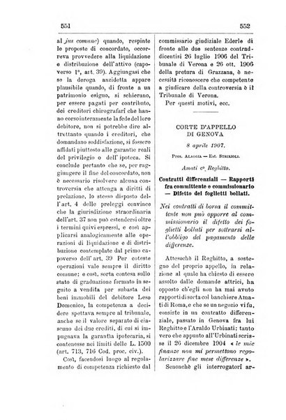 Il diritto commerciale rivista periodica e critica di giurisprudenza e legislazione