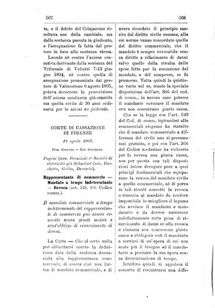 Il diritto commerciale rivista periodica e critica di giurisprudenza e legislazione