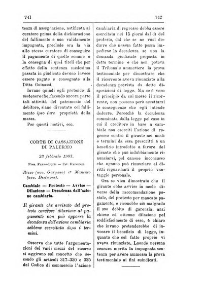 Il diritto commerciale rivista periodica e critica di giurisprudenza e legislazione