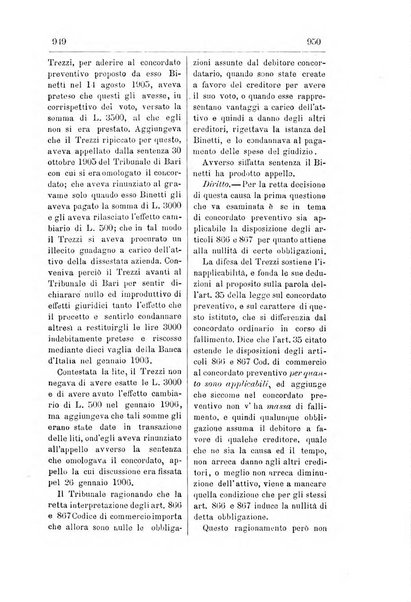 Il diritto commerciale rivista periodica e critica di giurisprudenza e legislazione