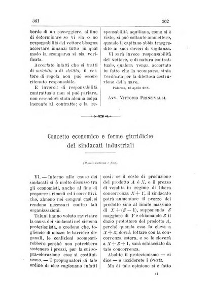 Il diritto commerciale rivista periodica e critica di giurisprudenza e legislazione