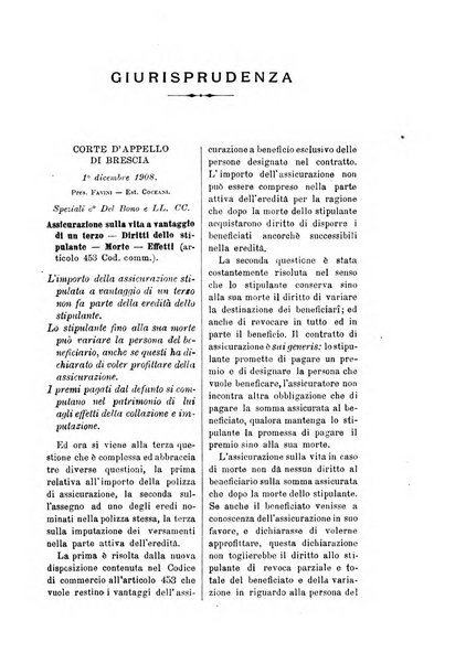 Il diritto commerciale rivista periodica e critica di giurisprudenza e legislazione