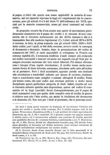 Il diritto commerciale rivista periodica e critica di giurisprudenza e legislazione