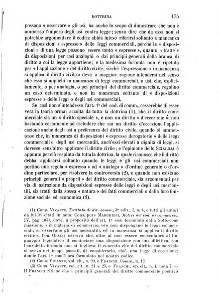 Il diritto commerciale rivista periodica e critica di giurisprudenza e legislazione