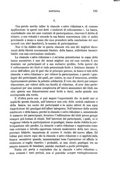 Il diritto commerciale rivista periodica e critica di giurisprudenza e legislazione