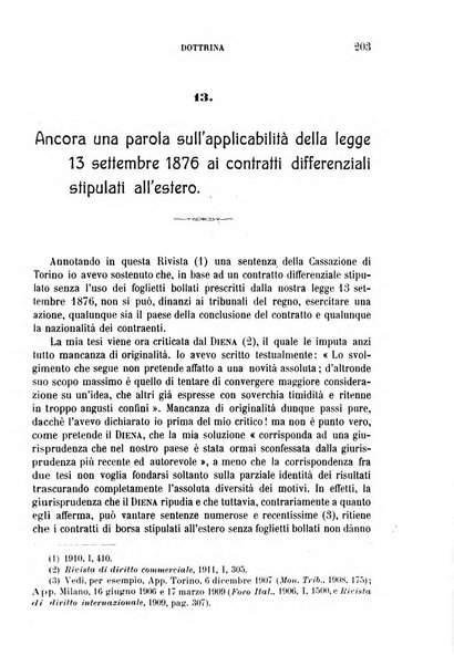 Il diritto commerciale rivista periodica e critica di giurisprudenza e legislazione