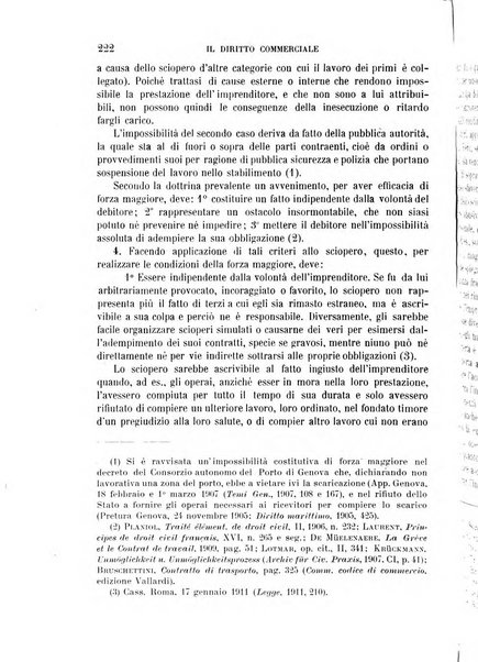 Il diritto commerciale rivista periodica e critica di giurisprudenza e legislazione