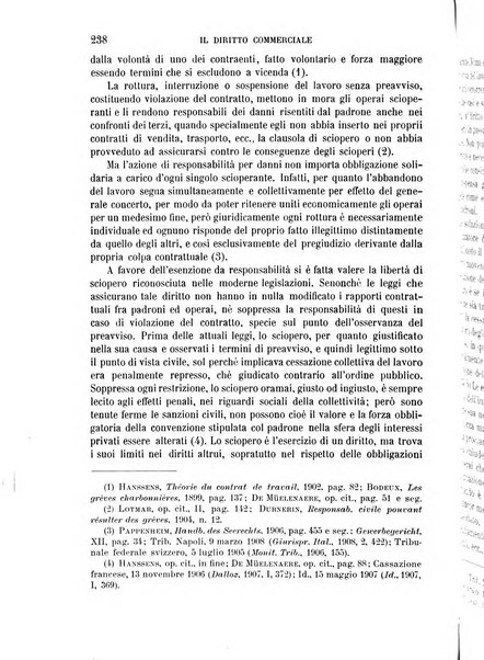 Il diritto commerciale rivista periodica e critica di giurisprudenza e legislazione