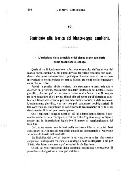 Il diritto commerciale rivista periodica e critica di giurisprudenza e legislazione