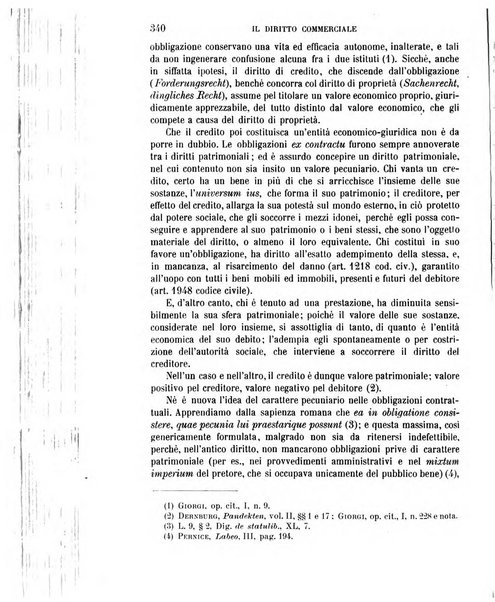 Il diritto commerciale rivista periodica e critica di giurisprudenza e legislazione