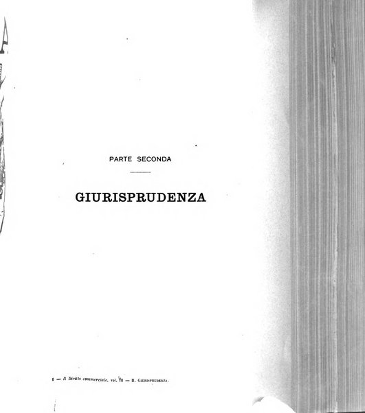 Il diritto commerciale rivista periodica e critica di giurisprudenza e legislazione