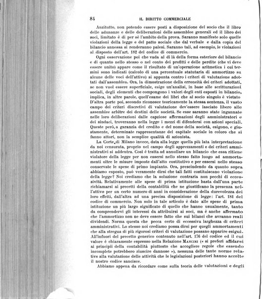 Il diritto commerciale rivista periodica e critica di giurisprudenza e legislazione