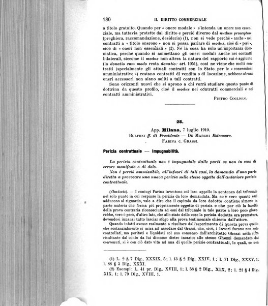 Il diritto commerciale rivista periodica e critica di giurisprudenza e legislazione