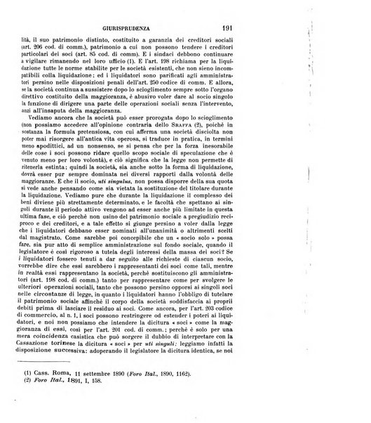 Il diritto commerciale rivista periodica e critica di giurisprudenza e legislazione